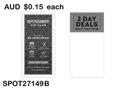 [SPOT1800211S] 2 DAY DEALS HEADER CARD - VIP REWARDS (SPOT27149 B)25PCS/SET