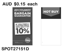 [SPOT1800221S] HOT BUY HEADER CARD -  BARGAIN GUARANTEE (SPOT27151 D)25PCS/SET